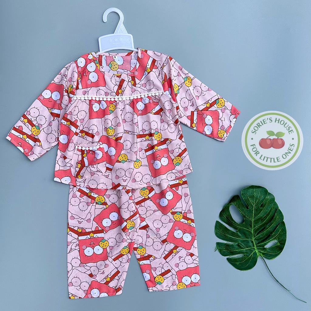 Bộ tole/bộ lanh DÀI mặc nhà bé gái