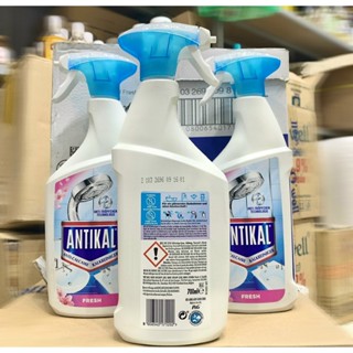 Tẩy cặn canxi, tẩy inox tẩy vòi hoa sen, bồn rửa bát tẩy cặn nồi chảo ấm inox chai dạng xịt tẩy inox Antikal hàng Đức