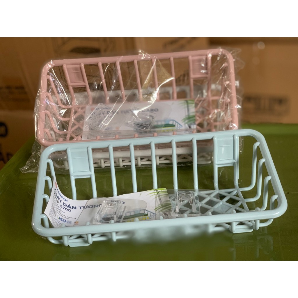 Khay dán tường caro Việt Nhật 5700 Khay giá để đồ rửa bát