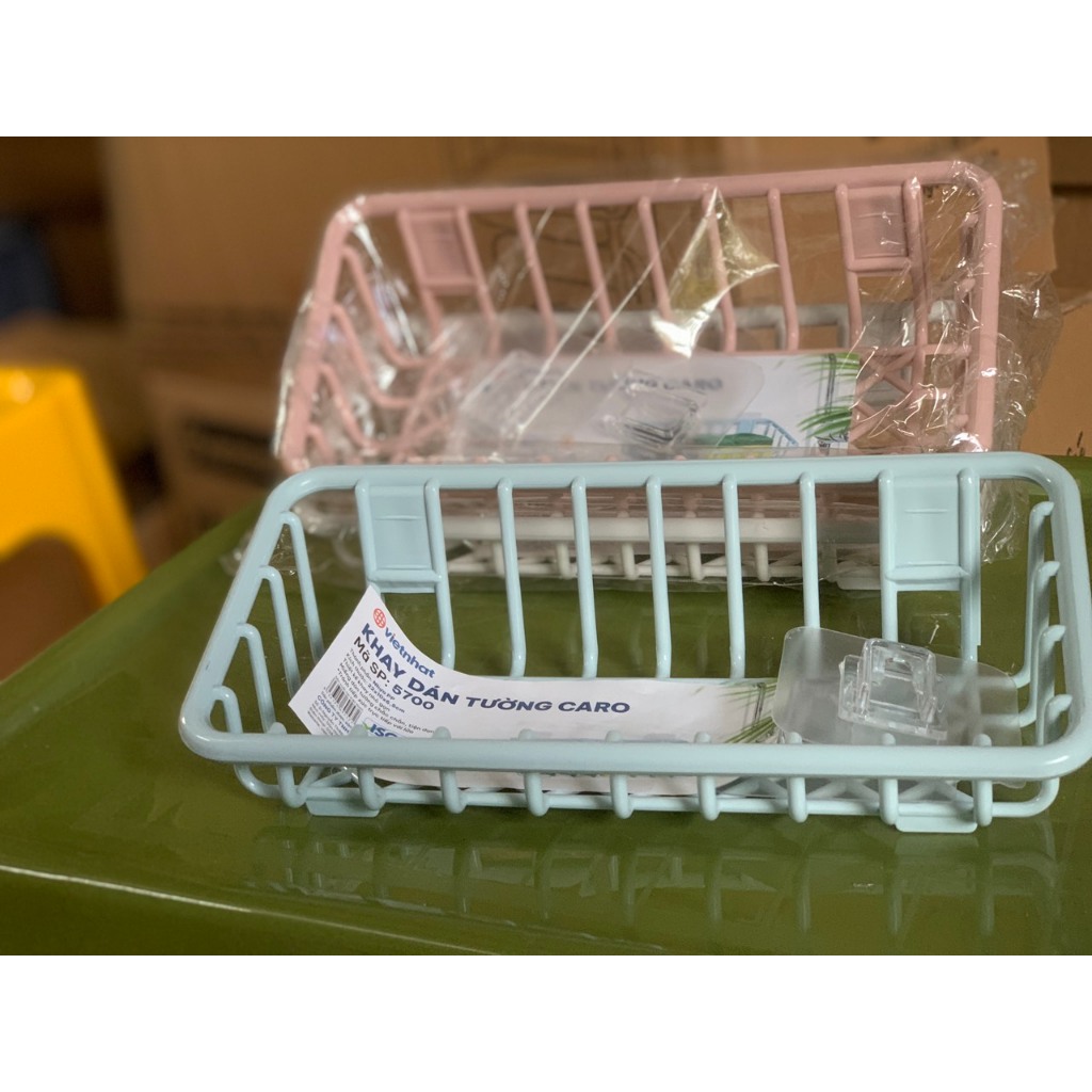 Khay dán tường caro Việt Nhật 5700 Khay giá để đồ rửa bát