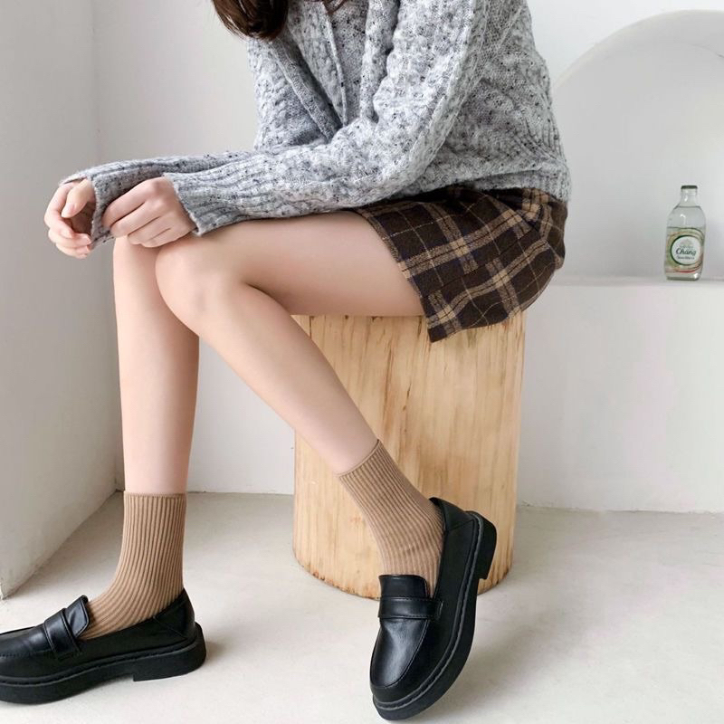 Vớ, tất Cổ Cao Nhiều Màu hàn quốc