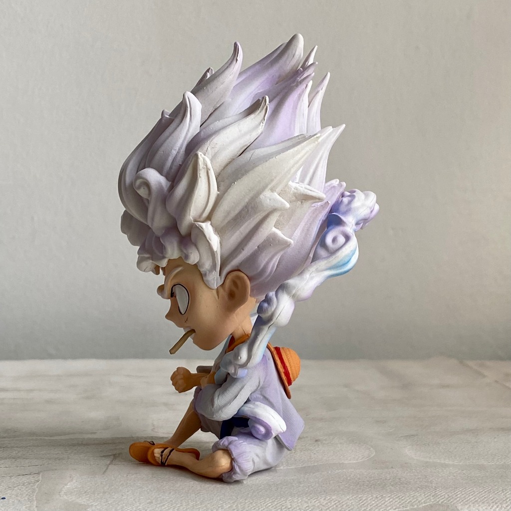 Mô hình Nika God Luffy gear 5 chibi - Mô hình luffy G5 cao 13CM - One piece luffy gear 5 figure
