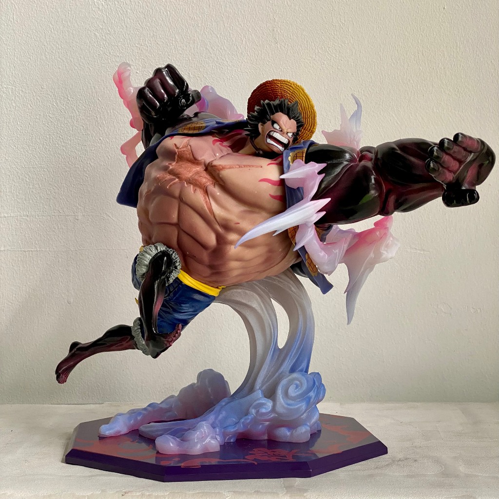 Mô hình Luffy gear 4 PopmaxF1 cực nét - Mô hình luffy gear 4 cao 26CM dài 30CM - Luffy vs Doflamingo
