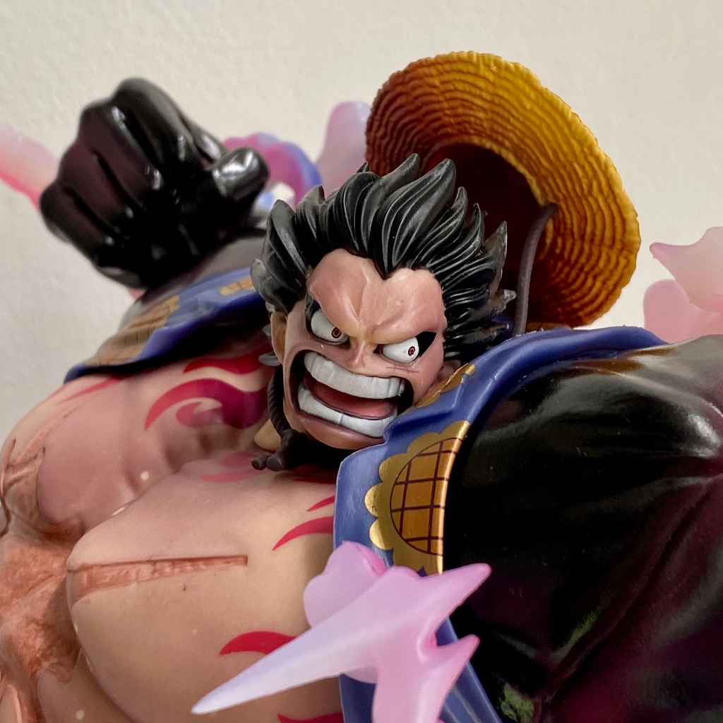 Mô hình Luffy gear 4 PopmaxF1 cực nét - Mô hình luffy gear 4 cao 26CM dài 30CM - Luffy vs Doflamingo