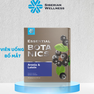 Giảm lão hoá mắt, hỗ trợ giảm nguy cơ đục thể tinh thể Essential Botanics Aronia & Lutein - SIBERIAN WELLNESS