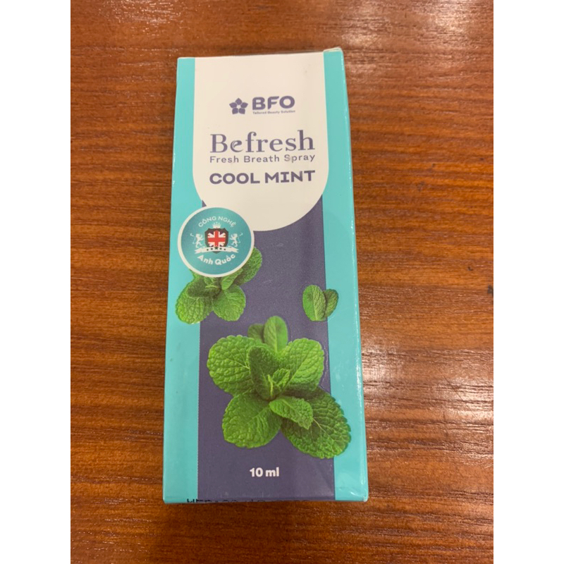 Xịt Thơm Miệng BFO Cho Hơi Thở Thơm Mát 10ml