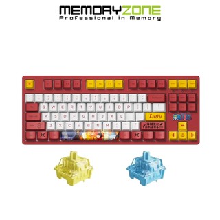 Bàn phím cơ tkl không dây akko 3087 rf one piece - luffy