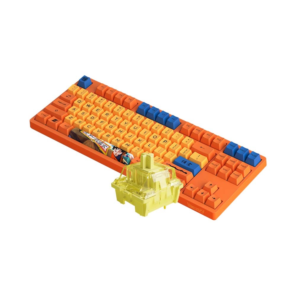 Bàn phím cơ TKL không dây AKKO 3087 RF Dragon Ball Z - Goku