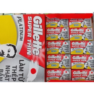 Lưỡi lam gillette - hộp 100 lưỡi