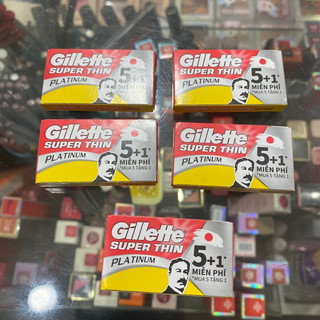 Lưỡi Lam Gillette - Hộp 100 Lưỡi (20 hộp nhỏ, 5 lưỡi/hộp)