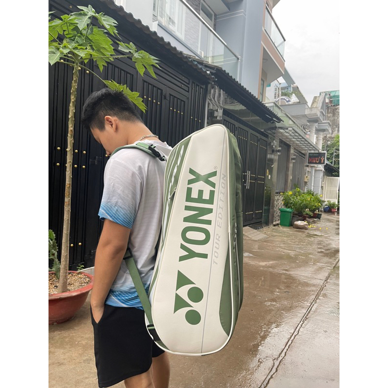 Balo yonex đựng full cán vợt cầu lông tennis 78-34-26cm chống thấm nước