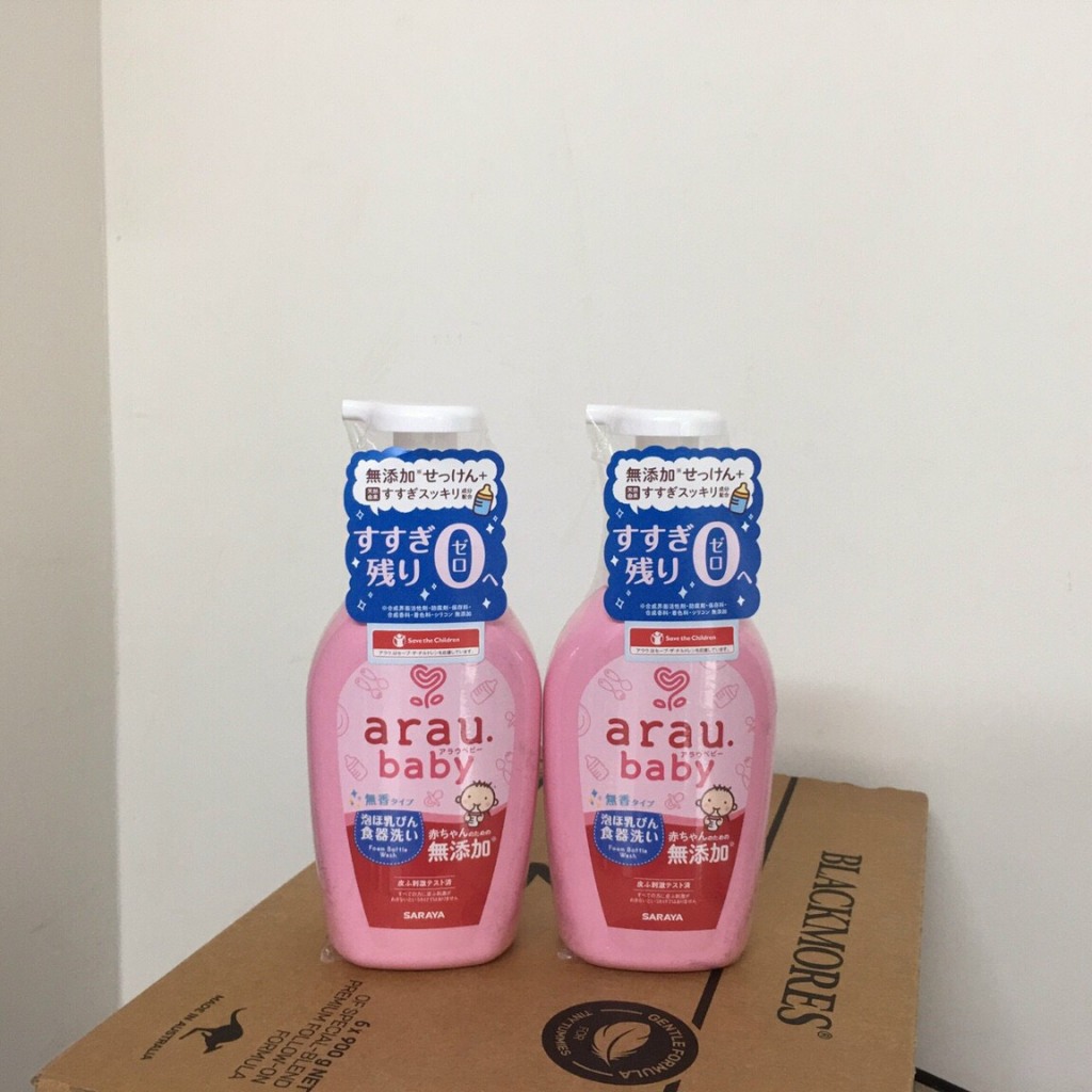 Nước RỬA BÌNH ARAU Baby Nhật CHAI 500ML/TÚI 450ML
