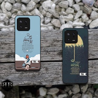 Ốp lưng kính cường lực Xiaomi 13 hình ảnh buồn