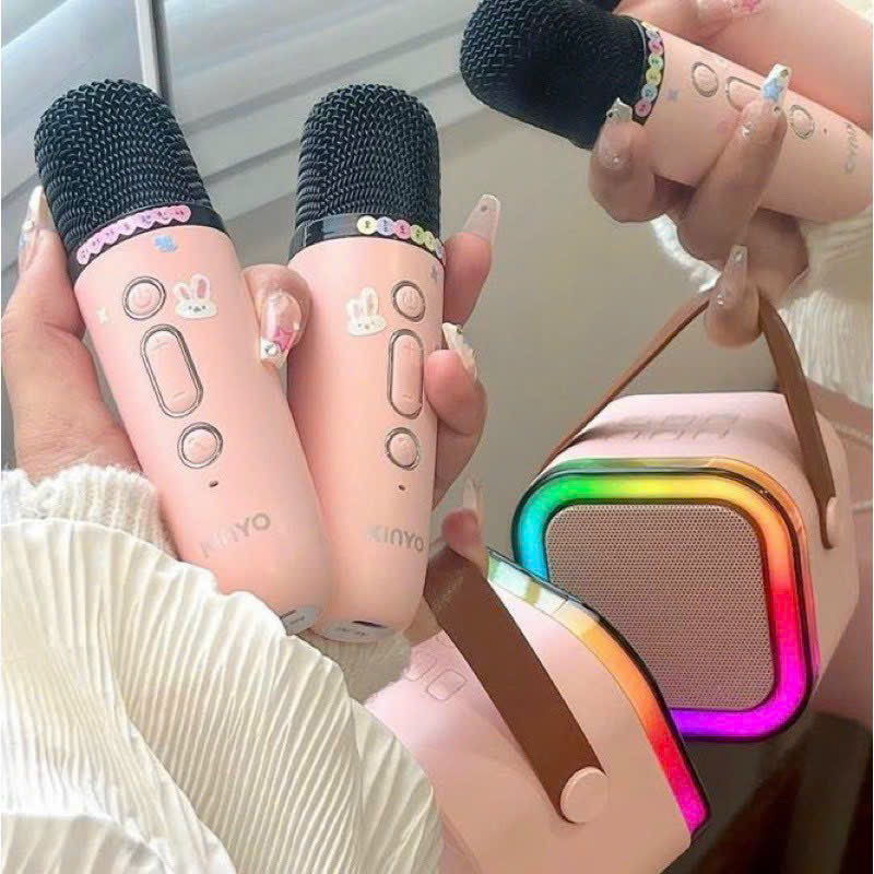 LOA BLUETOOTH MIC KINYO 2 mic không dây