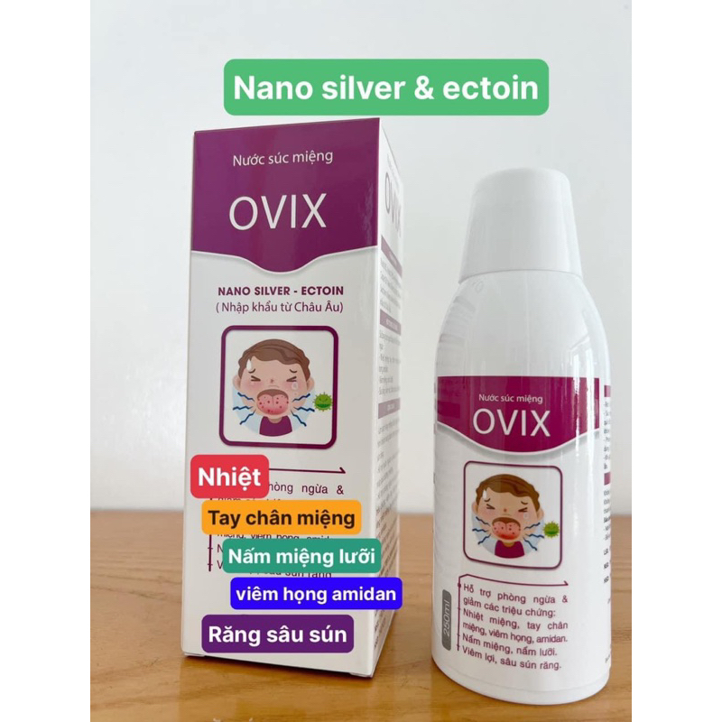 Nước súc miệng Ovix chai 250ml