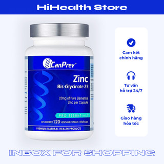   Viên kẽm Zinc Canprev tăng cường sinh lý, hỗ trợ miễn dịch 120 viên, 240 viên Canada
