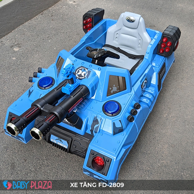 Xe tăng chạy điện cho bé Baby Plaza FD-2809