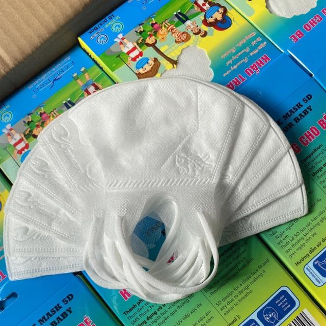 Hộp 10 khẩu trang cho bé 5D Mask Famapro
