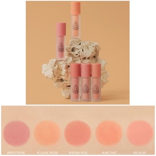 Má hồng dạng kem 3ce velvet liquid blusher