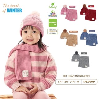 Set khăn mũ len lullaby nhl319m