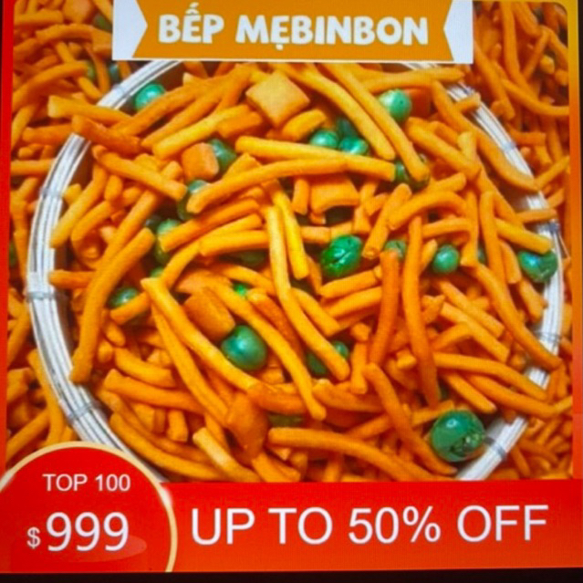 Bimbim tăm đậu hà lan 200gr