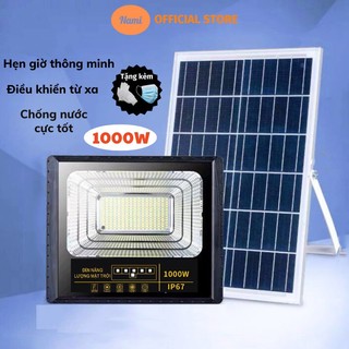 Đèn led năng lượng mặt trời 1000w nami cảm biến ánh sáng thông minh