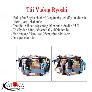 Túi đeo hông câu lure. đeo chéo