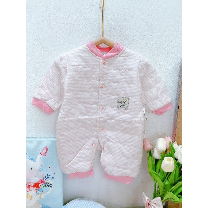 Xả hàng body trần bông cho bé 4-9kg,bộ liền thân hàng QC