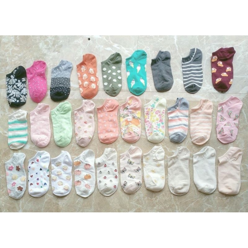 Combo 10 Tất Nữ Cotton Đanh Mịn, Thoáng Khí