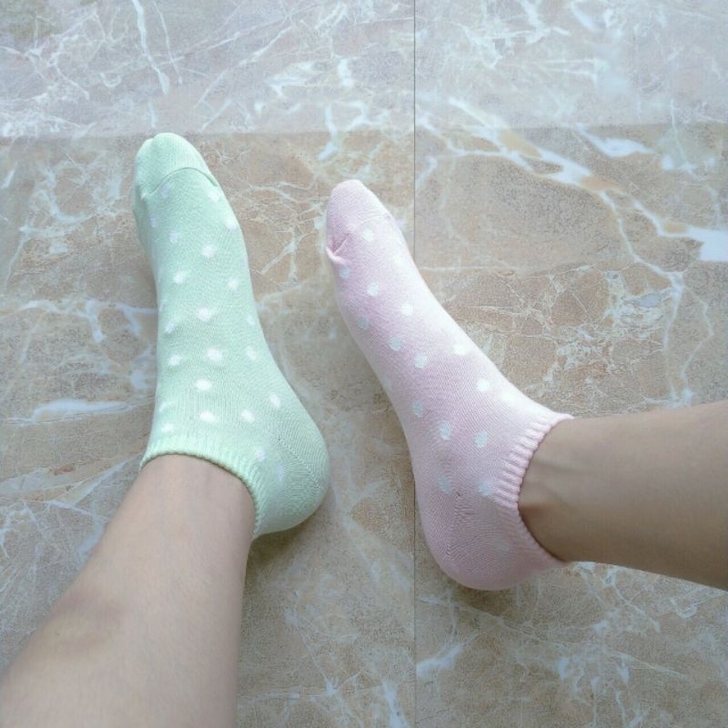 Combo 10 Tất Nữ Cotton Đanh Mịn, Thoáng Khí