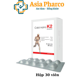 Calci Nano K2 Tăng chiều cao, phòng giảm loãng xương, còi xương