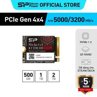 Ổ cứng M.2 2230 SSD Silicon Power NVMe PCIe Gen 4x4_UD90 For Steam Deck / ROG Ally 250GB 500GB 1TB -Bảo Hành 5 năm.