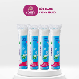  COMBO 4 Gói Bông Tẩy Trang Jomi 120 miếng Mẫu Mới 