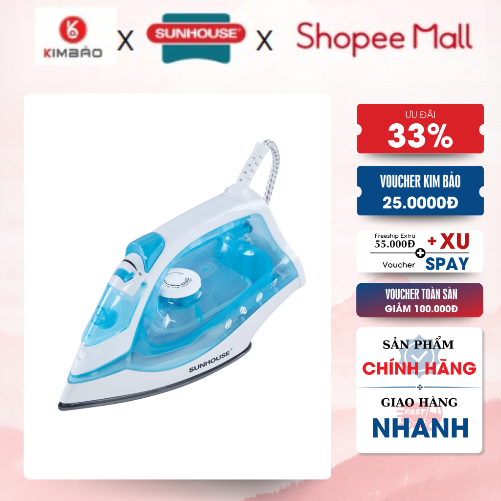 Bàn là hơi SUNHOUSE SHD2065