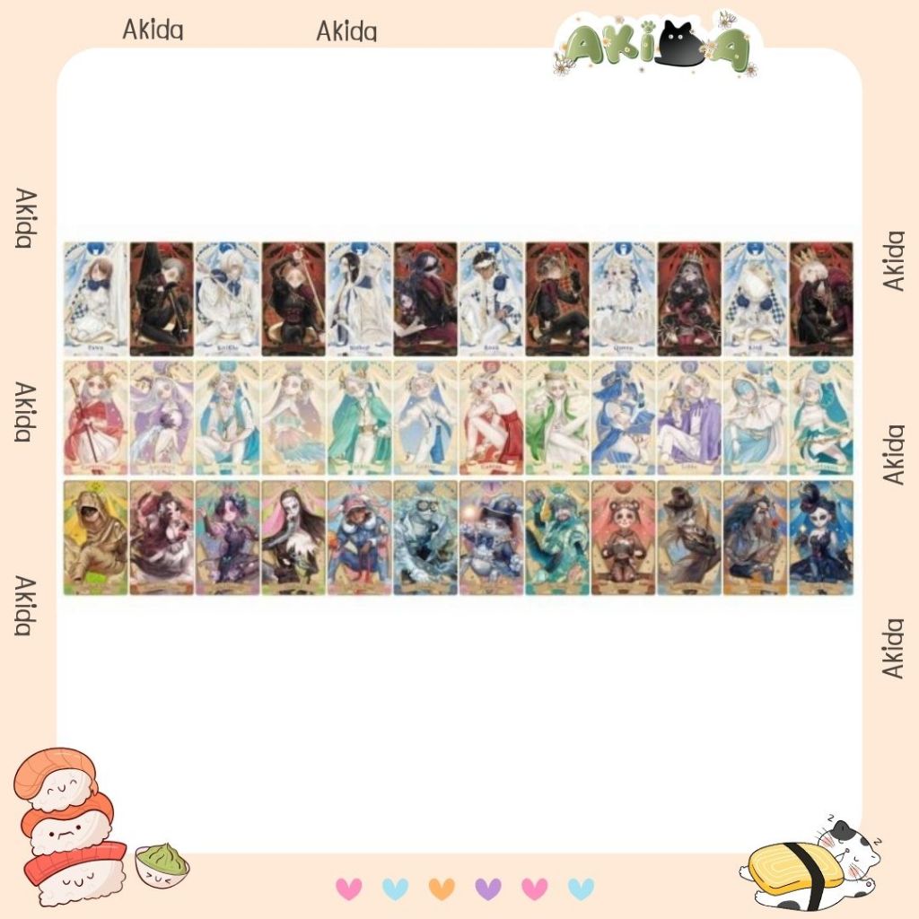 Pack random/Thẻ nhân phẩm - Arcana card - identity V