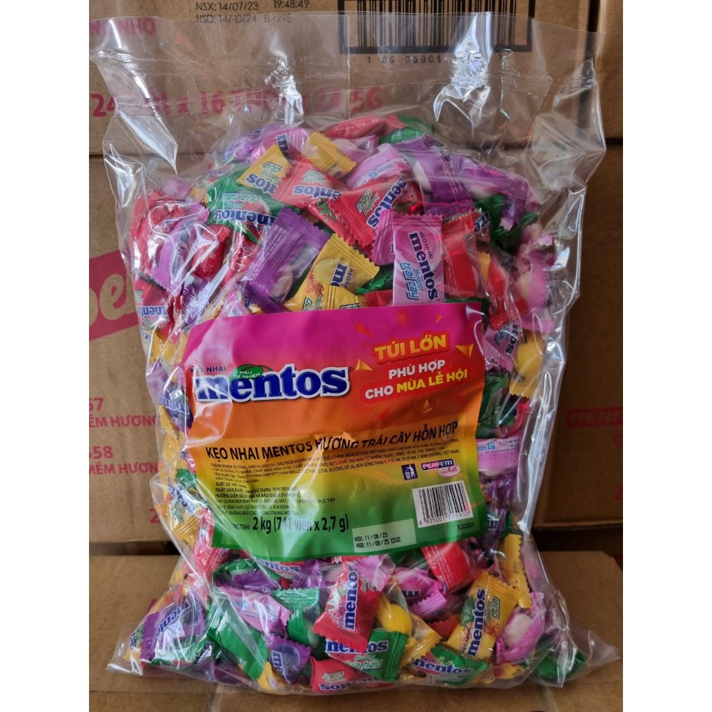 Kẹo Mentos Hỗn Hợp Trái Cây-Giá Sỉ