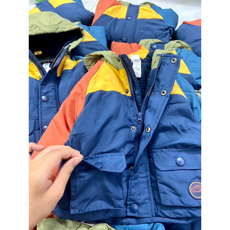 Áo khoác bé trai cao cấp, áo khoác cho bé hàng xuất dư 8-14kg