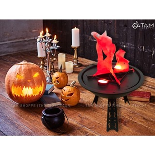 [NOEL-GIÁNG SINH-CÓ HỎA TỐC] Đèn ngọn lửa giả 3D trang trí để bàn và treo LED-LUA3Dm