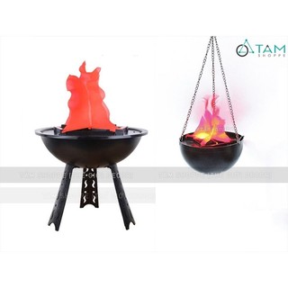 Đèn ngọn lửa giả 3d trang trí để bàn và treo led-lua3dm