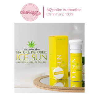 Kem Chống Nắng Nature Republic California Aloe Ice Puff Sun SPF50+/PA++++