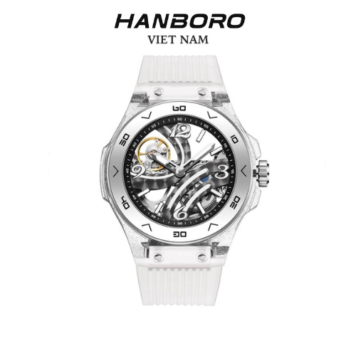 [Mã INBAU300 giảm 10% đơn 250K] Đồng hồ Hanboro HBR-963 unisex cả nam và nữ đều đeo được