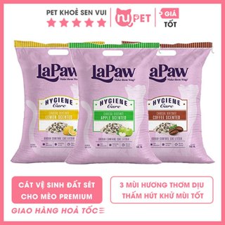 Bao 10L 5kg Cát laPaw than hoạt tính bao 5 kí 10L siêu khử mùi vón cục giá tốt tại Nupet