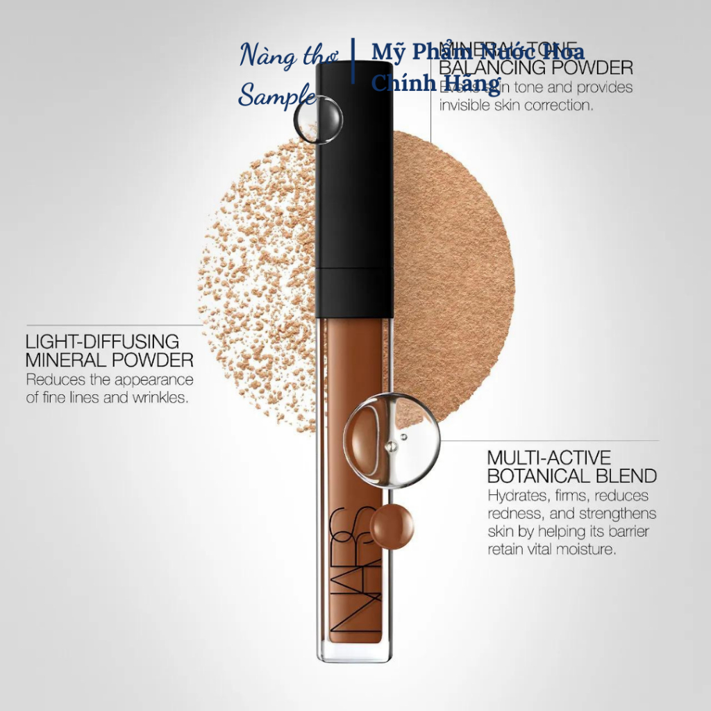 Sample Mẫu Thử Kem Che Khuyết Điểm Đa Năng Nars Radiant Creamy Concealer 4 Màu  Làm Sáng Chỉnh Sửa Và Hoàn Thiện Da 16h