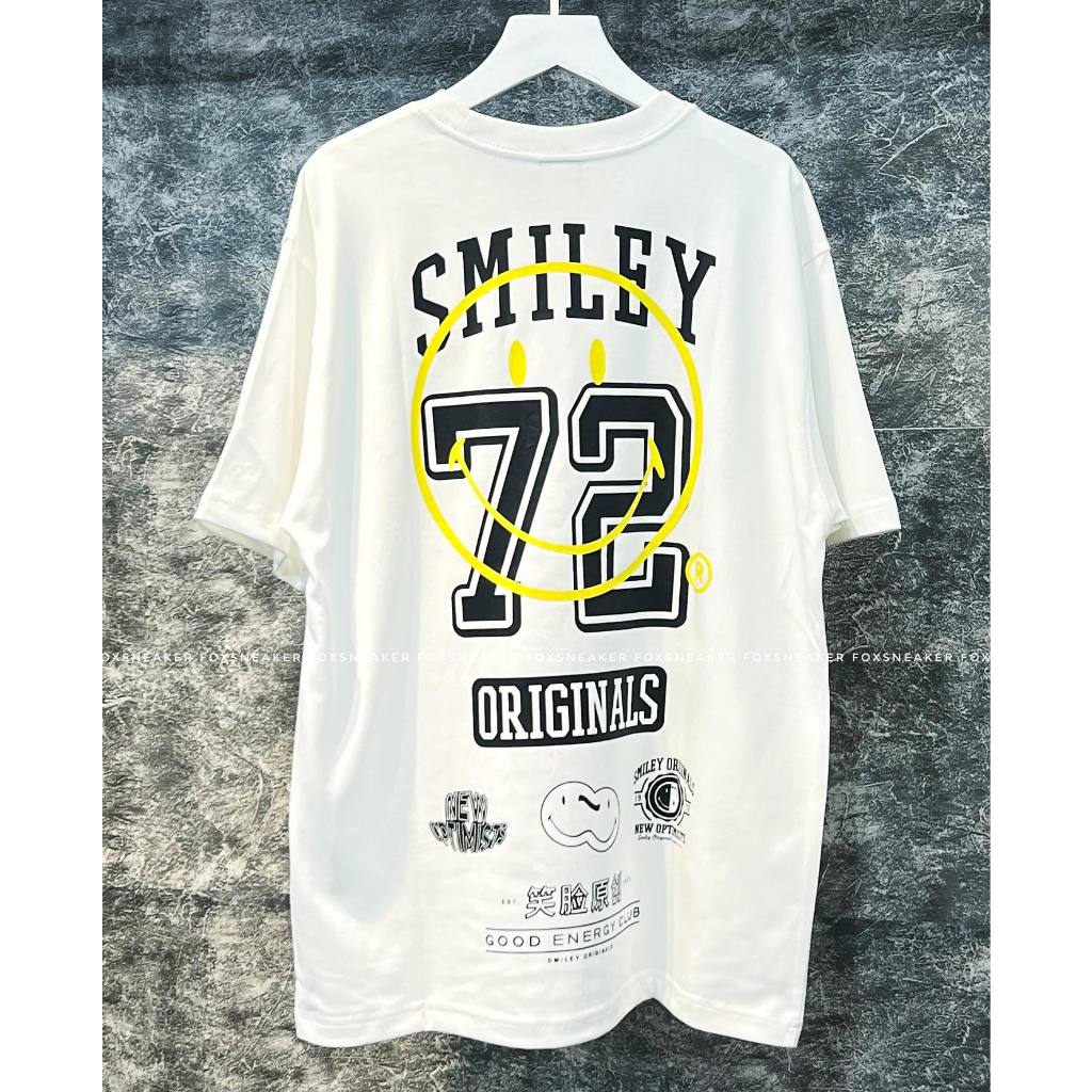 Áo Thun New Era Smiley Màu Trắng Hàng Chính Hãng CODE: 13328666 - Fox Sneaker