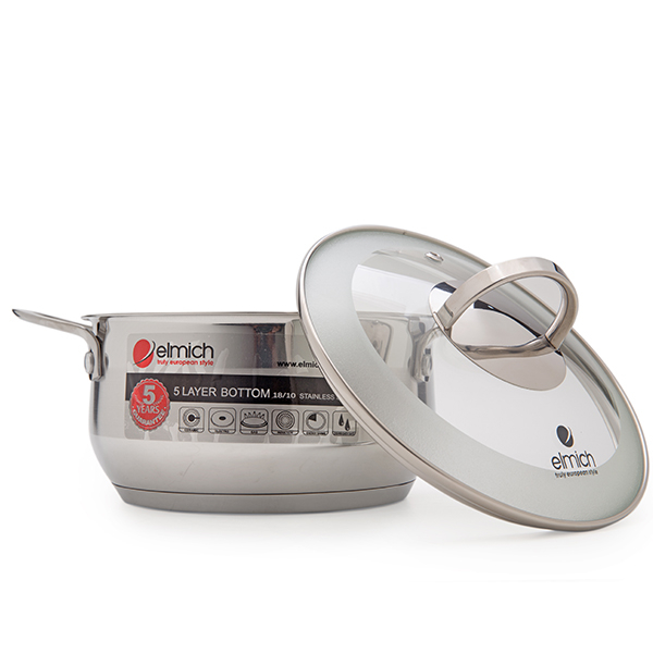 Xoong Inox 304 CELESTINE 18cm,  22cm, 24cm, 28cm - Bảo Hành Chính Hãng