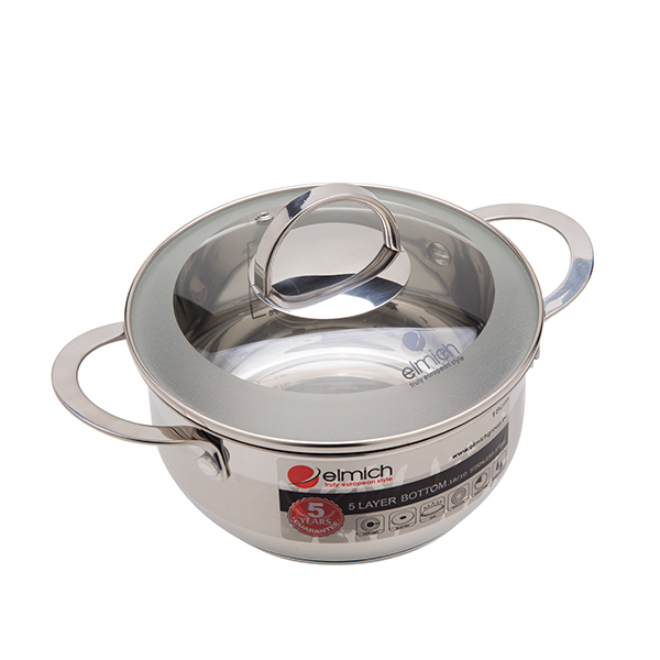 Xoong Inox 304 CELESTINE 18cm,  22cm, 24cm, 28cm - Bảo Hành Chính Hãng