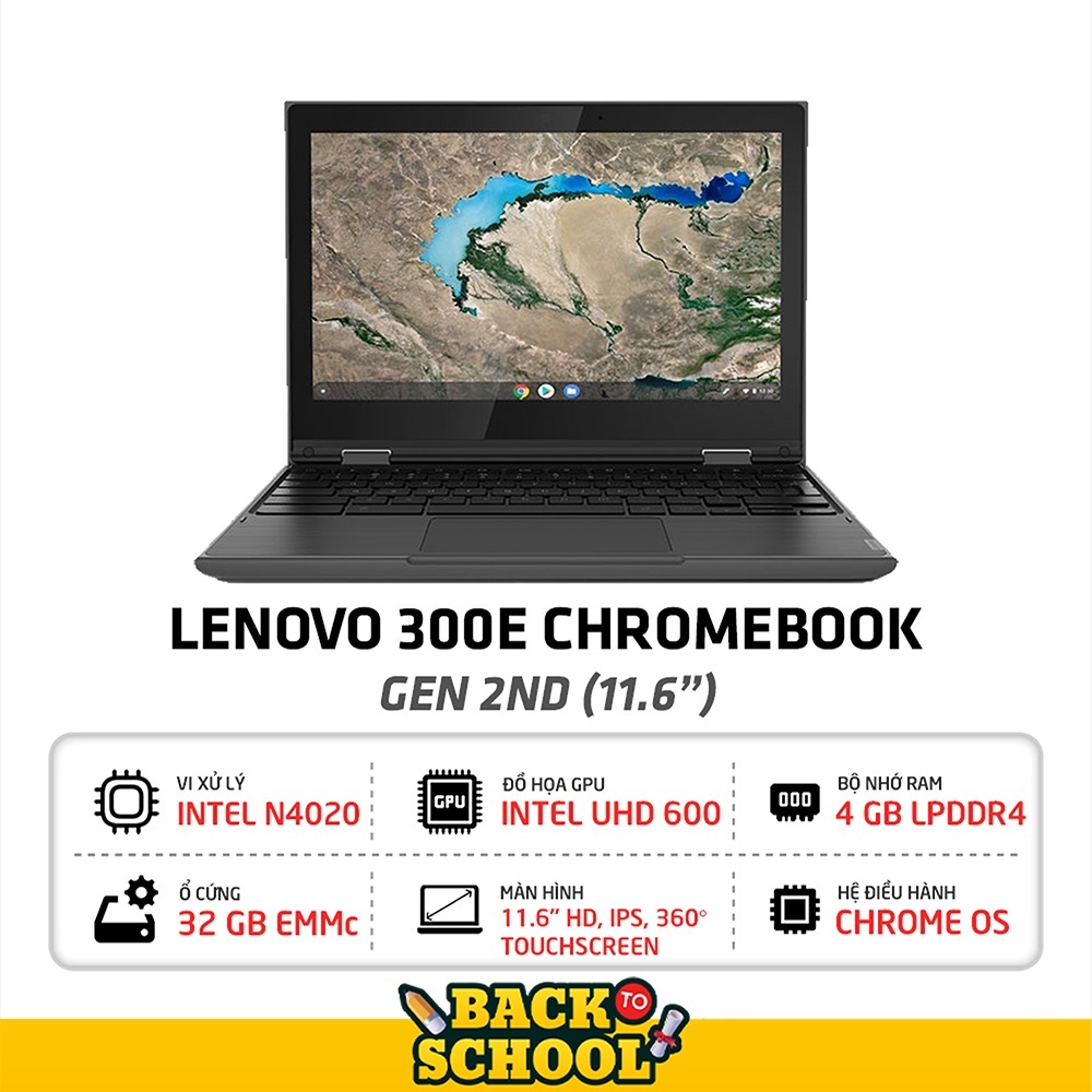 Laptop Lenovo 300e Chromebook Thế hệ thứ 2