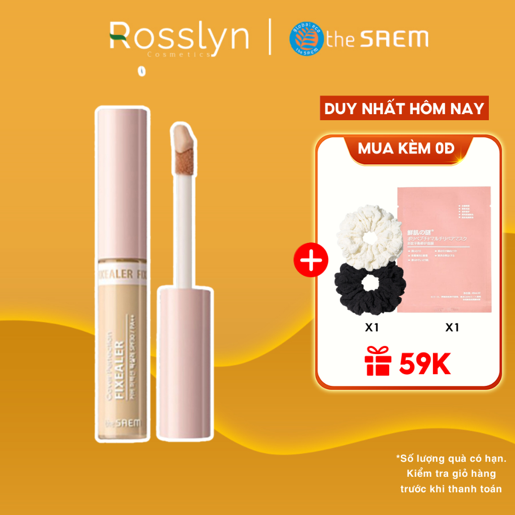 Kem Che Khuyết Điểm Lâu Trôi the SAEM Cover Perfection Fixealer  6.5g