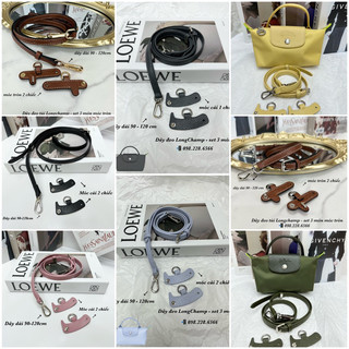 Dây đeo túi LONGCHAMP mini set 3 da PU( ảnh chụp thật )