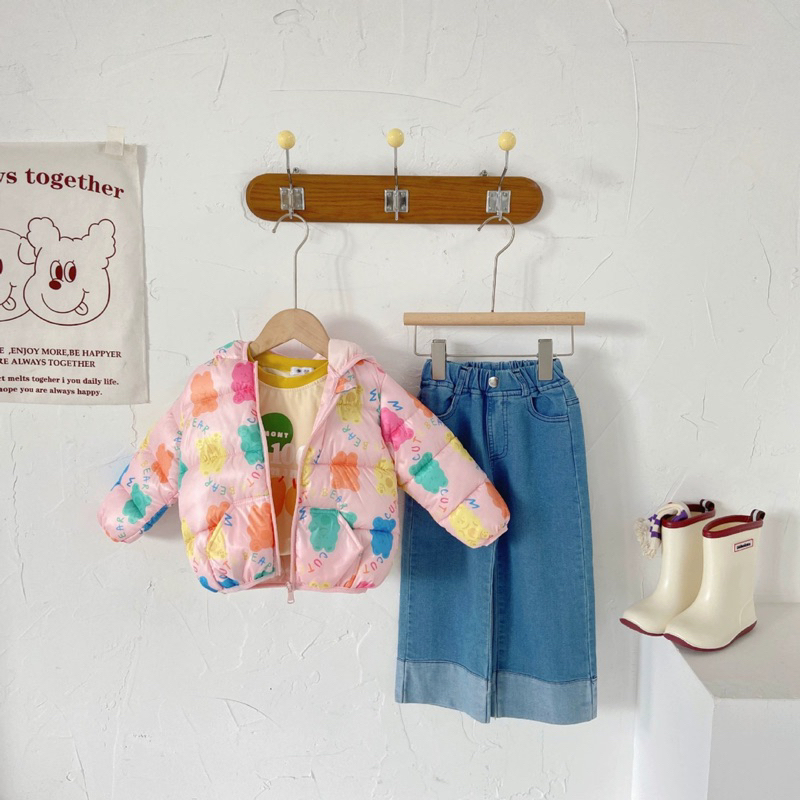 Áo khoác bé trai bé gái, áo phao siêu nhẹ hàng quảng châu cao cấp 8-22kg